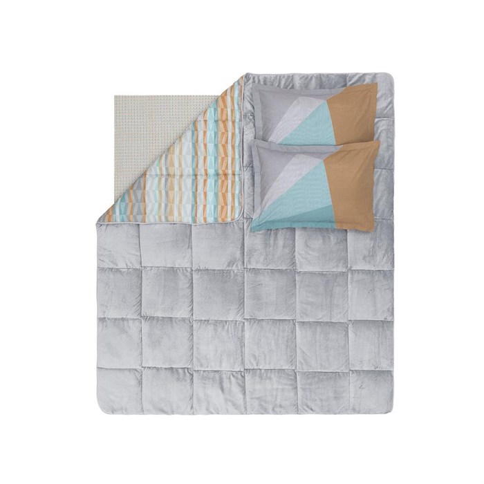 Комплект постельного белья с одеялом Queen Size (195x215 см) YATAS BEDDING "RACH" EH69034 EH69034