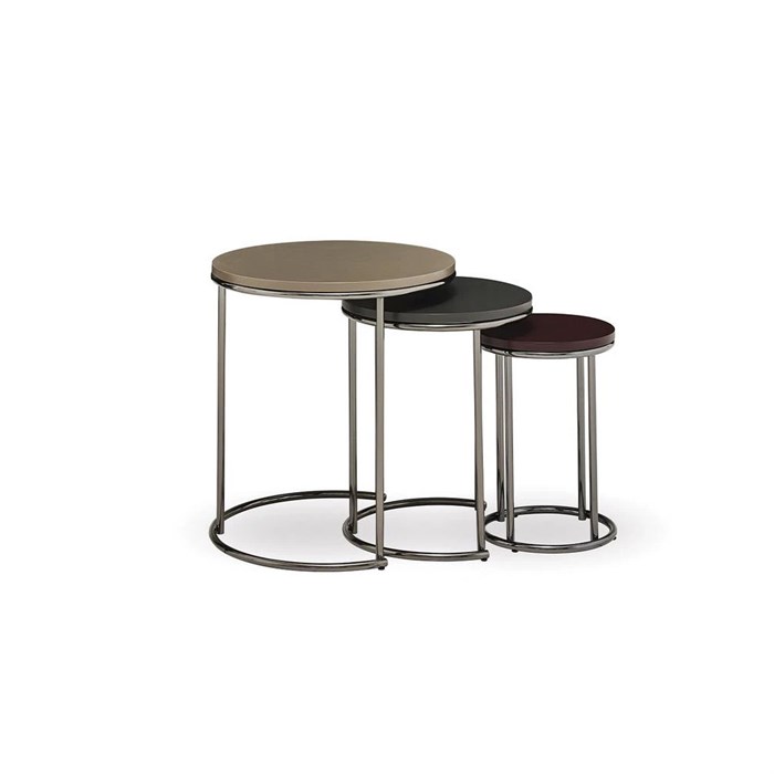 Стол журнальный круглый 3 шт ENZA HOME FIERA  EH69463 EH69463
