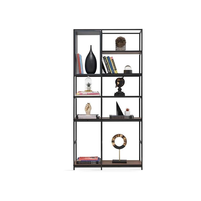 Книжный шкаф (антрацит) ENZA HOME HAMPTON EH57652 EH57652