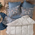 Комплект постельного белья с одеялом Queen Size (195x215 см) YATAS BEDDING "MADIE" EH69030 EH69030