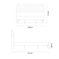 Основание кровати 150x200 ENZAHOME CORDELL EH57721 EH57721