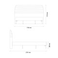 Основание кровати 160x200 ENZAHOME CORDELL EH57722 EH57722