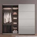 Шкаф-купе (240 см) (серый) ENZA HOME POLKA EH59225 EH59225