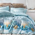 Комплект постельного белья Single Size (160x220 см) YATAS BEDDING "AQUAMARINE" EH60722 EH60722