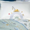 Детский постельный комплект Single Size (160x220 см) YATAS BEDDING "BUSY TRUCKS" EH62442 EH62442