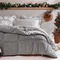 Комплект постельного белья с одеялом Queen Size (195x215 см) YATAS BEDDING "PINO" EH62629 EH62629
