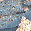 Комплект постельного белья с одеялом Single Size (155x215 см) YATAS BEDDING "TERAZZO" EH62631 EH62631